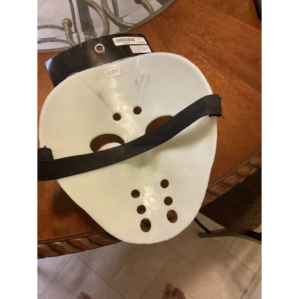 Friday the 13th Jason mask Voorhees Mask Hockey Halloween Horror Costume Glow Da - Picture 7 of 8